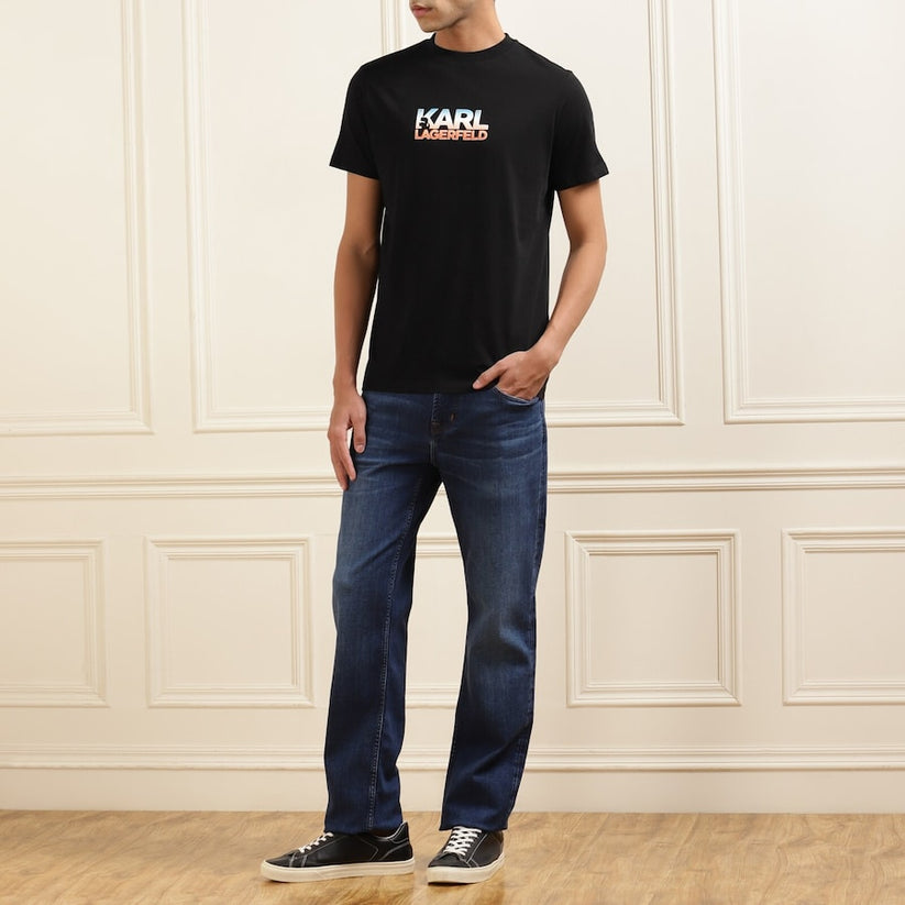 Karl Lagerfeld Cotton T-shirt - Black