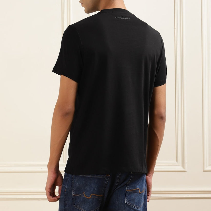 Karl Lagerfeld Cotton T-shirt - Black