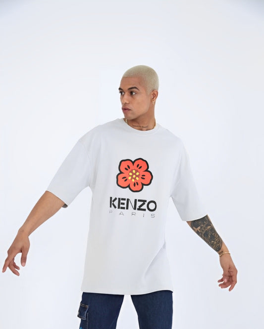 Kenzo Paris Cotton T-shirt - White