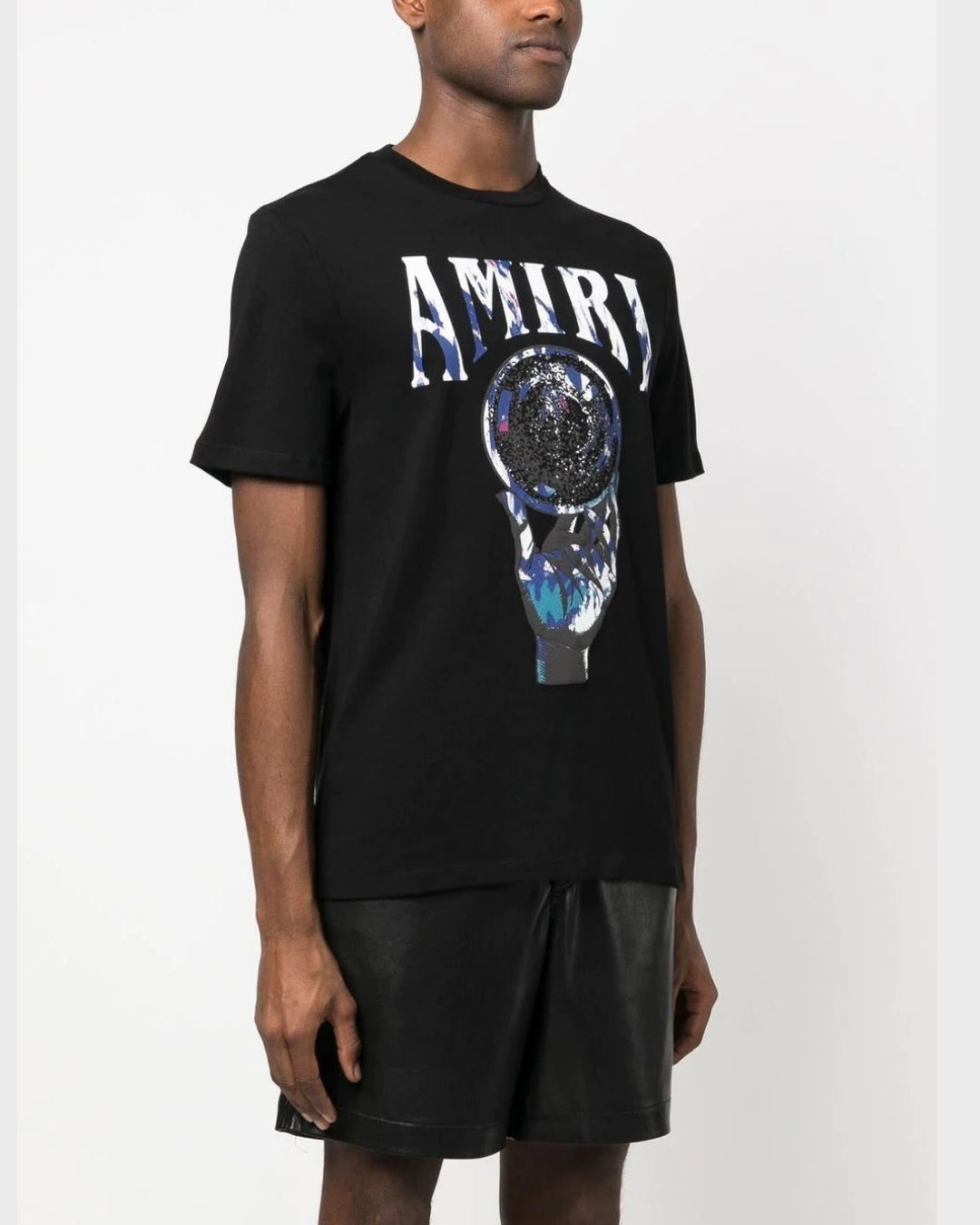 AMIRI Crystal Ball Cotton T-shirt - Black