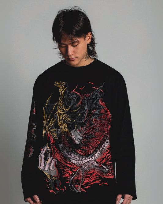 Elegant Oversized Impaler Unisex Sweatshirt