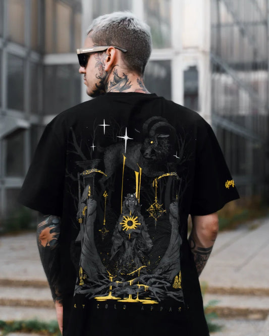 Cosmic Group Unisex Exclusive Oversized Tee - Black