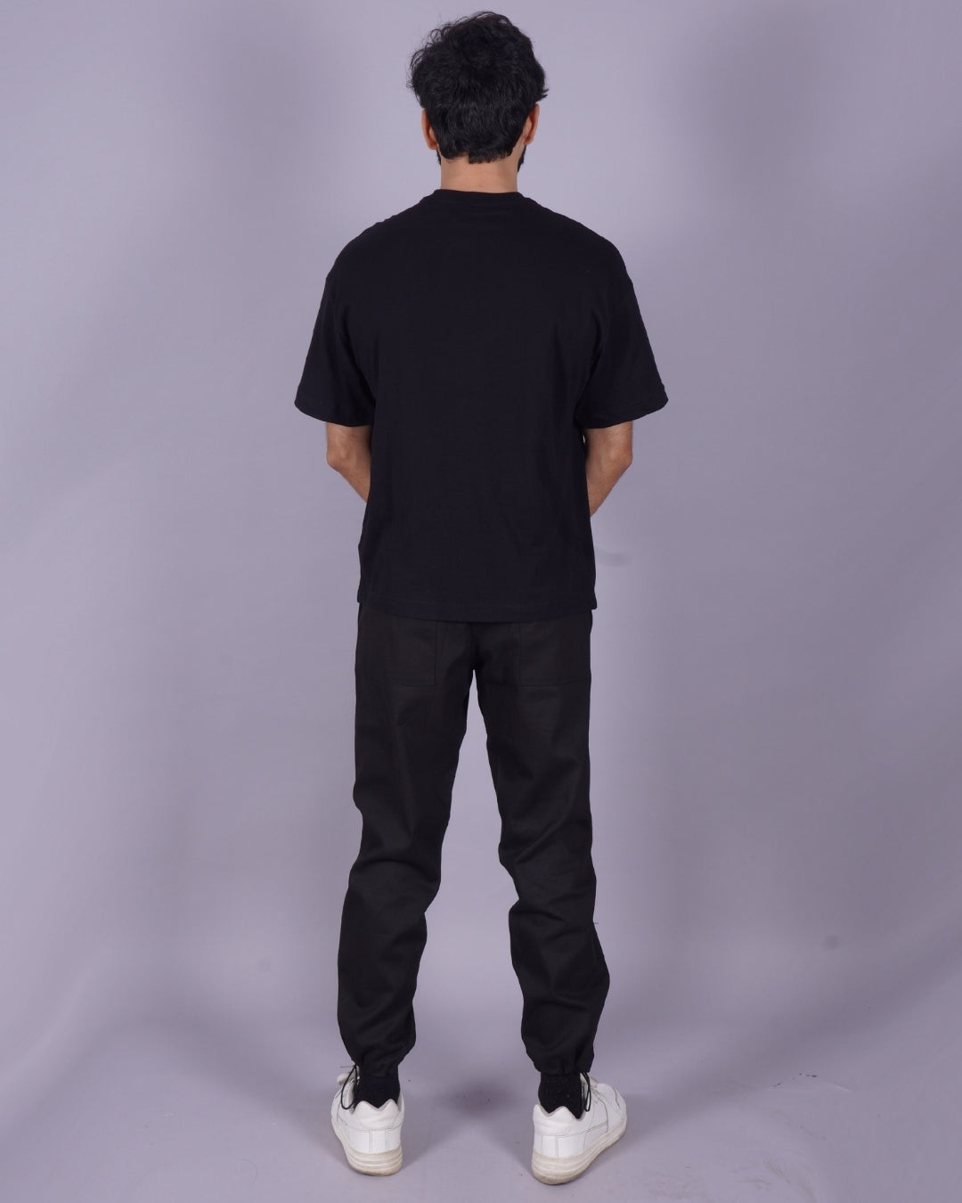 Bieber Vibes: Men's Co Ord Oversized Set in Black with Bieber 94