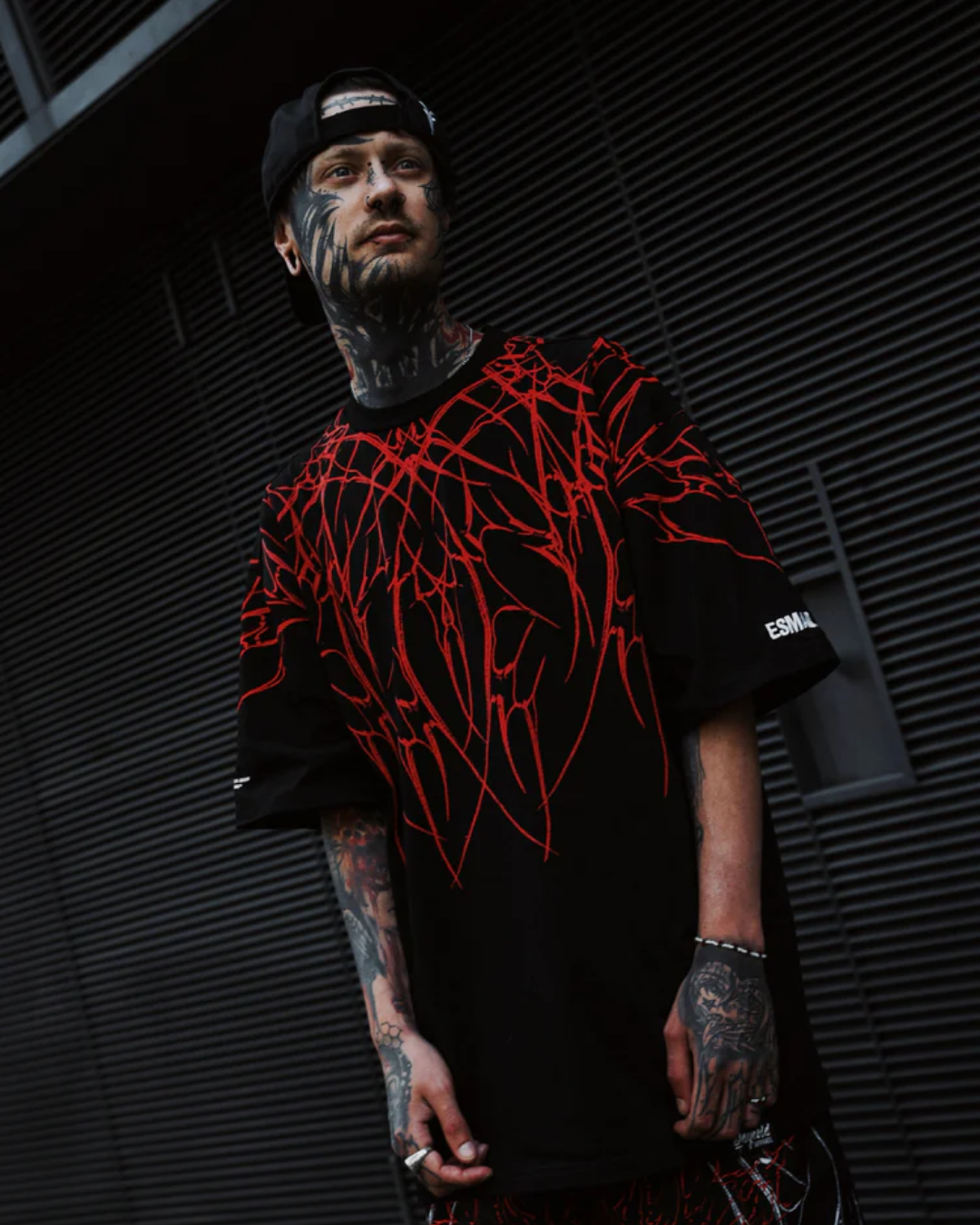 Spidey Blood Unisex Exclusive Oversized Tee - Black