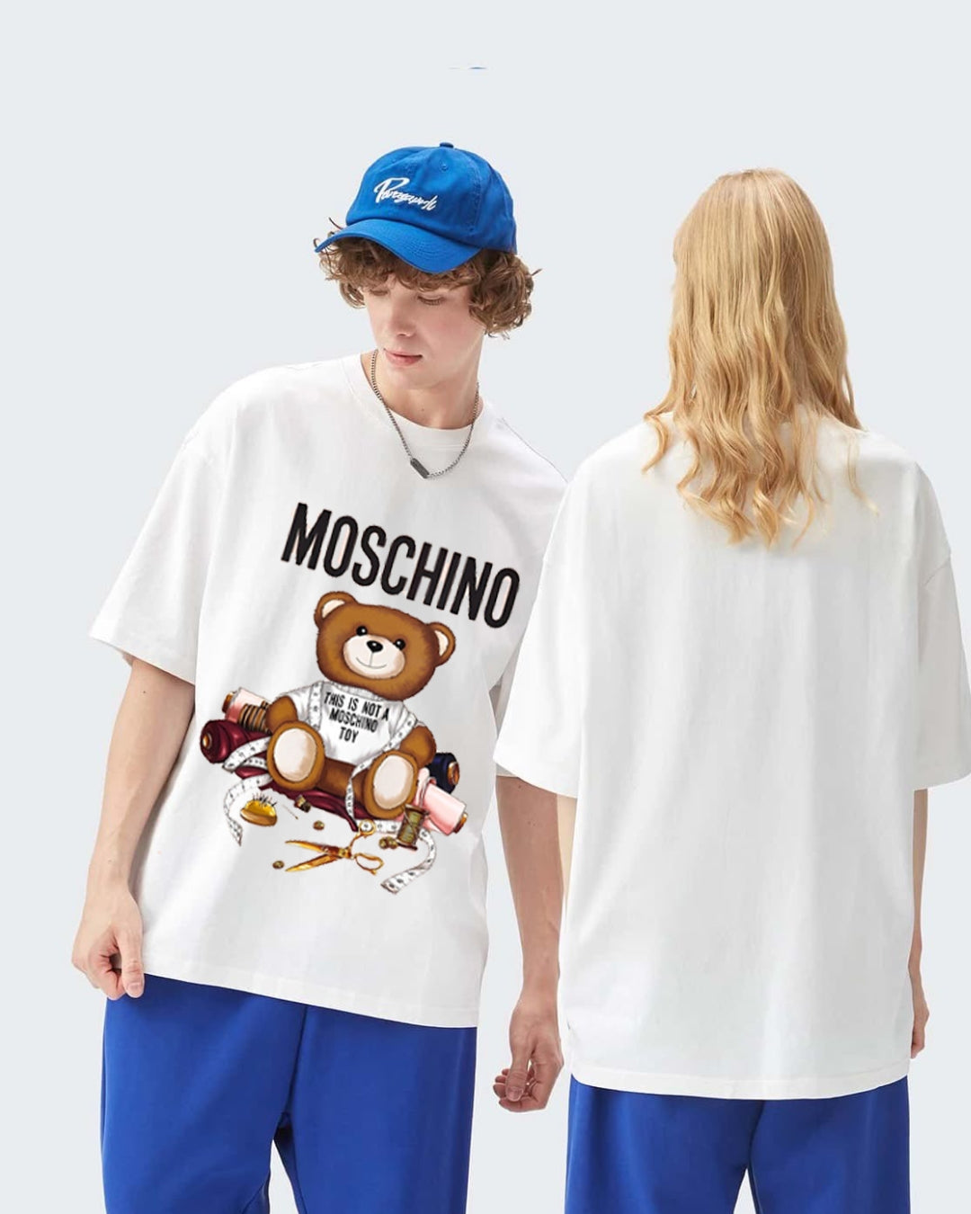 Moschino Bear Cotton T-shirt - White