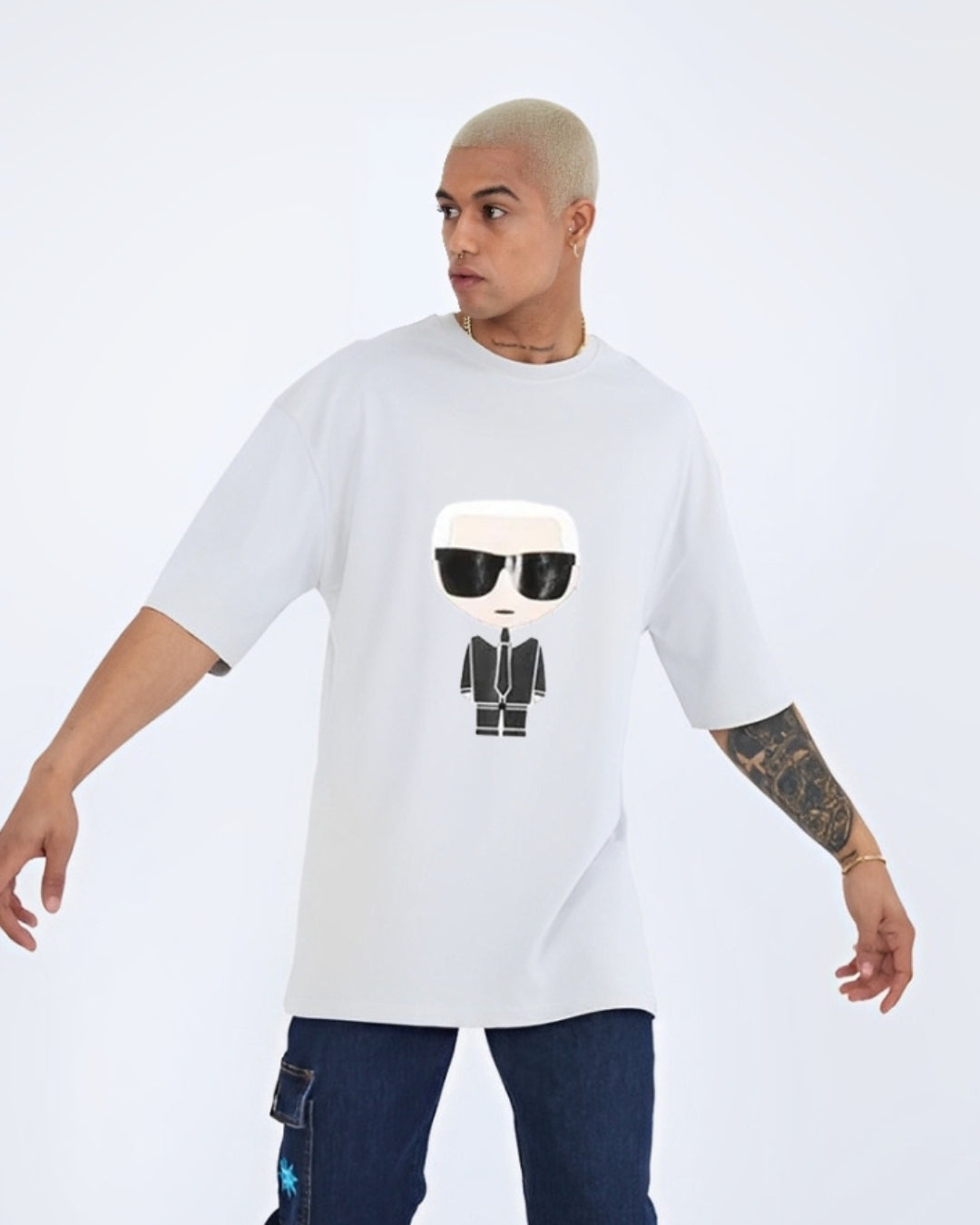 Gentleman Cotton T-shirt - White